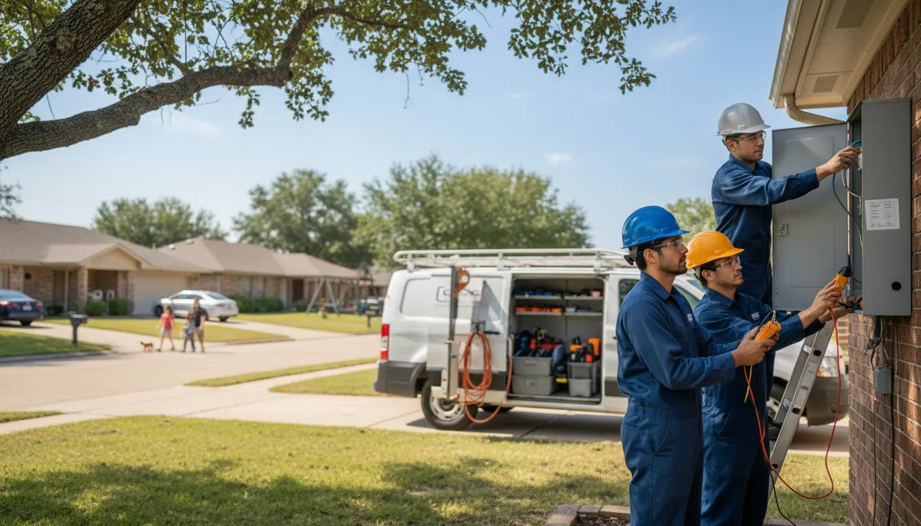 Certified electrician providing emergency electrical services in Crystal, MI